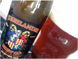 bottle of Highlander Scottish Ale reviewed by Beers to You, The Don of Beer